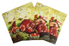 НГ Салфетки 33х33 3-х сл. (МАРИО) 20 л/20шт 