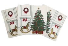 НГ Салфетки 33х33 3-х сл. (МАРИО) 20 л/20шт 