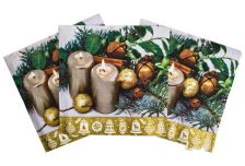 НГ Салфетки 33х33 3-х сл. (МАРИО) 20 л/20шт 