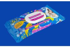 Салфетки влажные Озон/Дисконт (63шт) Детские Календула (22уп) клапан