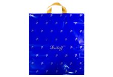 Пакет петля  Серикоф 40х45 Подарочный синий/16уп х 25шт/ ПВД 90мкм (400шт) петл