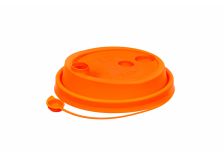 Крышка для стак. ВЗЛП д.80мм (0,250/0,330л) ПП оранжевая (12уп х50шт)  (600шт)