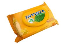 Салфетки влажные INVISTA (48шт) Для детей с первых дней жизни. Биоразлагаемые (16уп) клапан