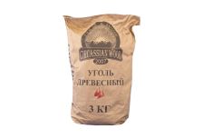 Уголь древесный 3кг (60 меш)