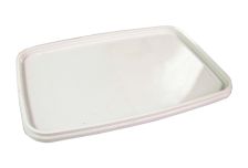 Крышка к ведру   2л  прозрачная прямоугольная   /191*129/   Энтерпак   (560шт)