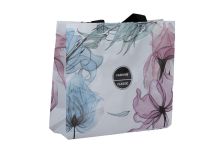 Сумка с ручкой Цветочный принт (50шт) Мал.
