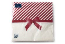 НГ Салфетки 33х33, 20 шт,3 сл. БОГЕТ (12 уп) НГ НОВОГОДНИЙ ПОДАРОК БОРДОВЫЙ