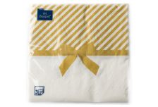 НГ Салфетки 33х33, 20 шт,3 сл. БОГЕТ (12 уп) НГ НОВОГОДНИЙ ПОДАРОК ЗОЛОТО