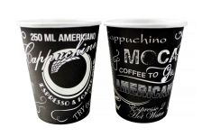 Бум стакан ГринПак 0,350л диам 90мм ГН Мокка черный /20уп * 50шт/ (1000шт)