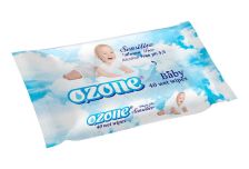 Салфетки влажные Озон/Дисконт (40шт) /Ромашка (30уп)