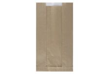 Пакет бумажный пищ. 320х190х70 д/выпечки окно Марий крафт (1500шт)