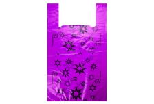 Пакет Майка Мир пластика 35х60 Звезда фиолет /40уп х 50шт/ 7гр (2000шт)