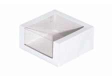 Короб картонный д/тортов с окном 225х225х110 SHELF WW OSQ (50шт)