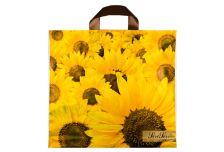 Пакет петля  Серикоф 34х37 Подсолнухи /16уп х 25шт/ ПВД 95мкм (400шт) петля