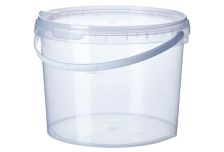 Ведро/крышка   3,4л   прозрачное   /180*177/   БП   (70шт)