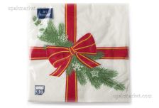 НГ Салфетки 33х33, 20 шт,3 сл. БОГЕТ (12 уп) НГ НОВОГОДНИЙ ПОДАРОК
