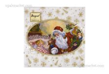 НГ Салфетки 33х33, 20 шт,2 сл. БОГЕТ (15 уп) НГ НОВОГОДНЕЕ ЧУДО