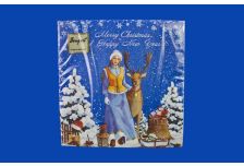 НГ Салфетки 33х33, 20 шт,2 сл. БОГЕТ (15 уп) НГ СНЕГУРОЧКА