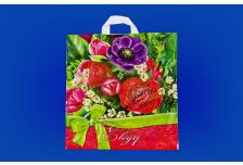 Пакет петля  Интерпак 40х44 Элегия /20уп х 25шт/ ПВД 48мкм (500шт)