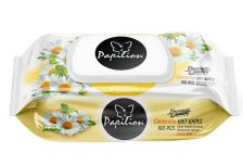 Салфетки влажные Papilion (100шт) Chamomile /Ромашка (18уп) клапан