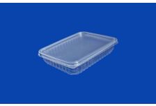 Контейнер Стирол прямоуг. с совмещ. крышкой  0,500л  156*129*52,5 /10уп*30шт/ (300шт)