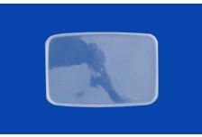 Крышка к ведру   2л   прозрачная прямоугольная   /191*129/   АМ   (400шт)