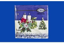 НГ Салфетки 33х33 3-х сл. (ОТТО) 20 л/20шт 