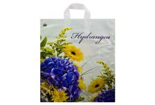 Пакет петля  Тико 40х44 Гортензия  /6уп х 50шт/ ПНД 35мкм (300шт) петля