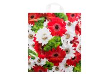 Пакет петля  Тико 40х44 Цветочный ковер NEW /6уп х 50шт/ ПНД 35мкм (300шт) петля