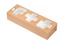 ОСК держатель картонный для 3-х стаканов Cupholder TRIPLE 263х90х50 (350шт)