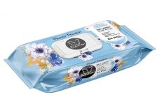 Салфетки влажные Papilion (64шт)  Flower passion blue/Цветок страсти голубой (24уп) клапан