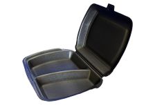 Ланч бокс LB-2 ЧЕРНЫЙ  /247*207*62/   Кириши   (100шт)