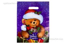 Пакет выруб  НГ Интерпак 30х40 Мишутка /20уп х 50 шт/ (1000шт)