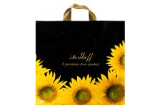 Пакет петля  Серикоф 34х37 Подсолнухи премиум /16уп х 25шт/ ПВД 95мкм (400шт) петля