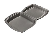 Ланч бокс ЛБ-1 ЧЕРНЫЙ   /247*210*58/   БП   (100шт)