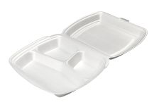 Ланч бокс ЛБ-3 БЕЛЫЙ   /247*210*58/   БП   (100шт)