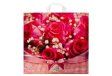 Пакет петля  ЛП 45х43 Лав розы /20уп х 25шт/ ПВД 100мкм (500шт)