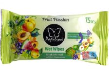 Салфетки влажные Papilion (15шт) Fresh fruit therapy/Фруктовая терапия (144уп)