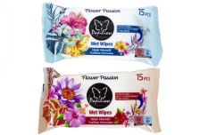 Салфетки влажные Papilion (15шт) Flower therapy/Цветочная терапия (144уп)