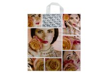 Пакет петля  Тико 40х44 Бьюти Коллаж/10уп х 50шт/ ПВД 40мкм (500шт) петля