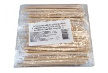 Размешиватель  деревянный  (40упх250шт) 140мм (40уп) LINGER в индивид. упак. п/п. уп.