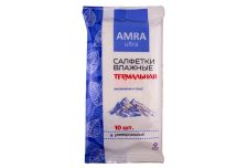 Бумфа Салфетки влажные АМРА (10шт) Универсальные с терм. водой (80уп)
