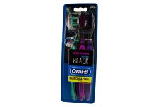 Зубная щетка ORAL-BI Всестроронняя чистка Black 40 Medium 3шт (96шт)