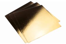 Подложка картонная 0,8мм 300х300 золото OSQ (100шт)