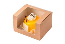 ОСК контейнер под десерт с окном Solo show box 130х110х80 (350шт)