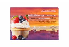 Мешок кондитерский в коробке-диспенсере AP 35см 40мкр прозр 100шт (26уп)