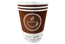 Бум стакан ГринПак 0,250л диам 80мм ГН Кофе коричневый кружка  /30уп * 50шт/ (1500шт)