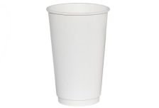 Бум стакан Л-ПАК 0,400л диам 90мм ГН Белый 2-х слойн.  (400шт)