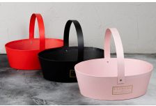 Набор подарочных коробок 1 ШТ СУМОЧКА ДЛЯ ЦВЕТОВ(НИЗКАЯ КОРЗИНКА)