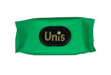 Салфетки влажные Unis (48шт) антибактериальные Perfume Green (20уп)